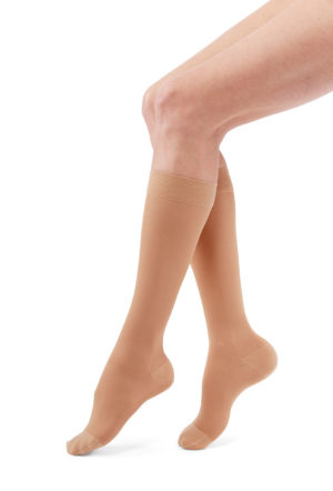duomed transparent below knee compression stockings